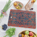 Avar Daghestan Northeast Caucasus Kilim Print Cutting Board Gallery Image 2