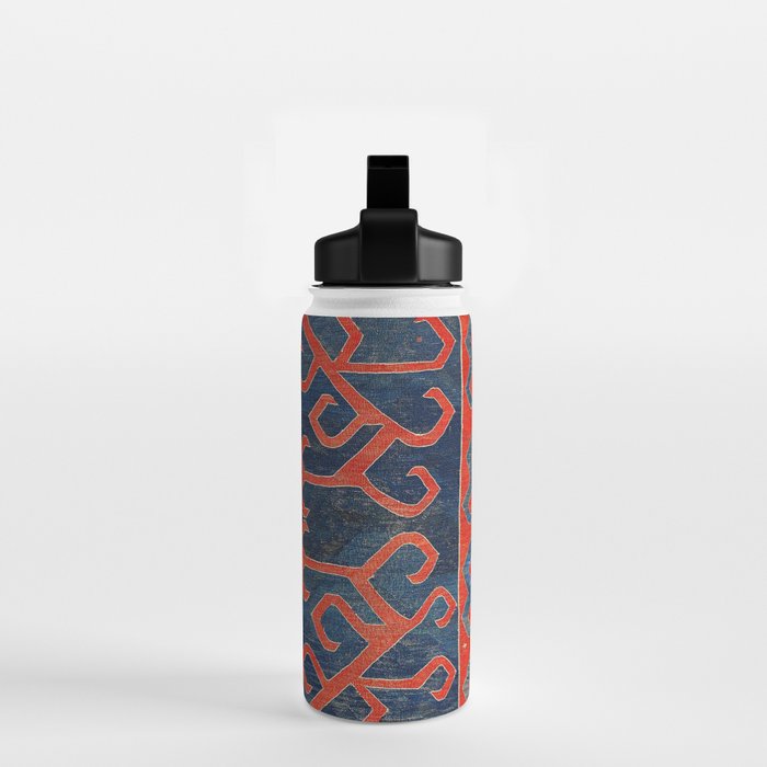 Avar Daghestan Northeast Caucasus Kilim Print Water Bottle Gallery Image 2