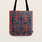 Avar Daghestan Northeast Caucasus Kilim Print Tote Bag Gallery Image 1