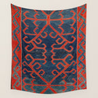 Avar Daghestan Northeast Caucasus Kilim Print Wall Tapestry Gallery Image 4