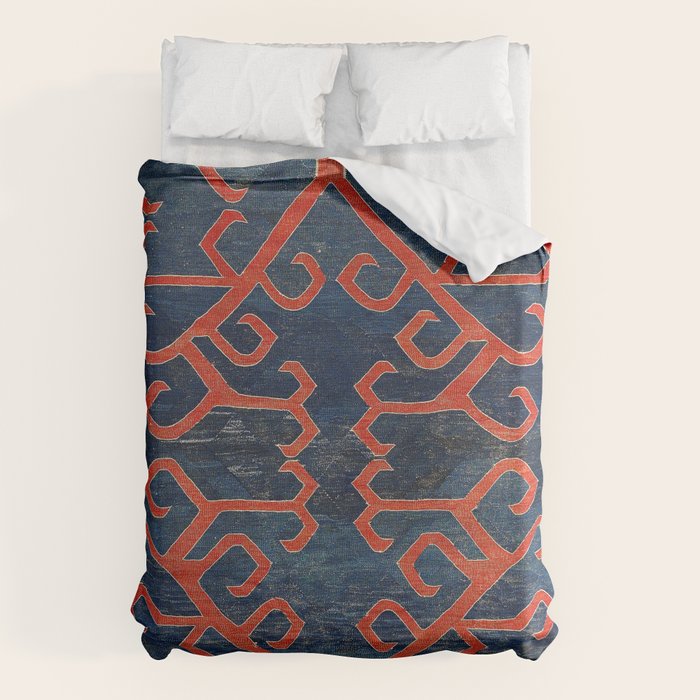 Avar Daghestan Northeast Caucasus Kilim Print Duvet Cover Gallery Image 6