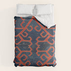 Avar Daghestan Northeast Caucasus Kilim Print Duvet Cover Gallery Image 6