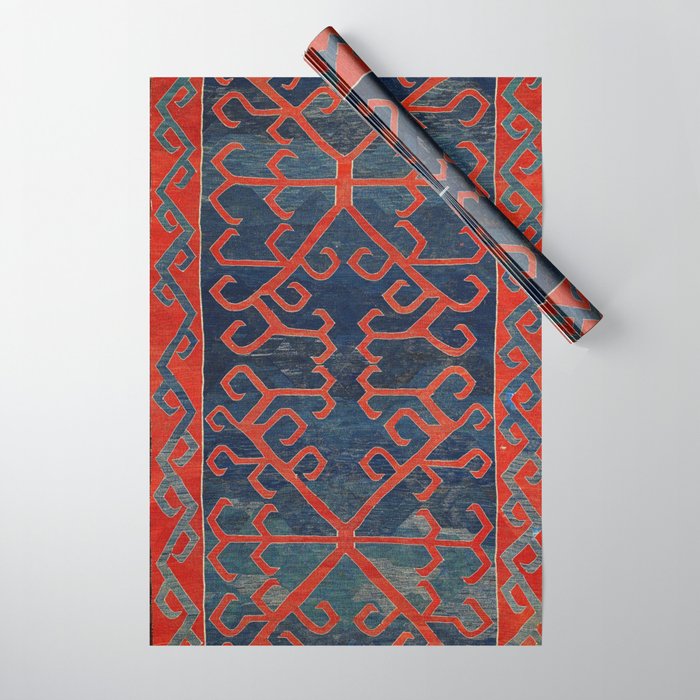 Avar Daghestan Northeast Caucasus Kilim Print Wrapping Paper Gallery Image 1
