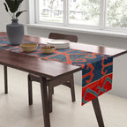 Avar Daghestan Northeast Caucasus Kilim Print Table Runner Gallery Image 2
