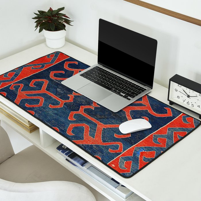 Avar Daghestan Northeast Caucasus Kilim Print Desk Mat Gallery Image 2