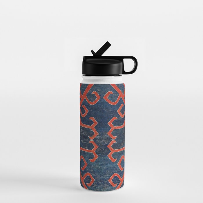 Avar Daghestan Northeast Caucasus Kilim Print Water Bottle Gallery Image 1