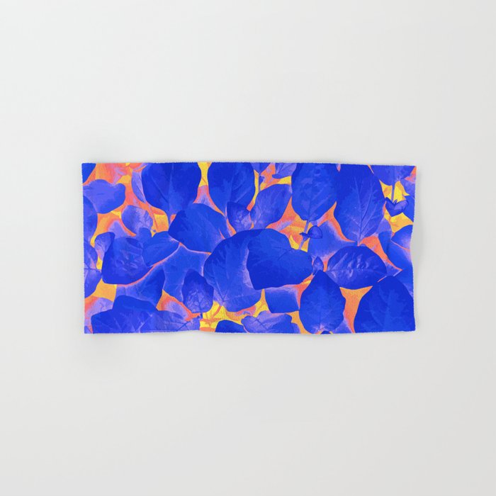 Supercontrast, Pop of Color Ultraviolet Nature, Floral Graphic Design Towels Gallery Image 1