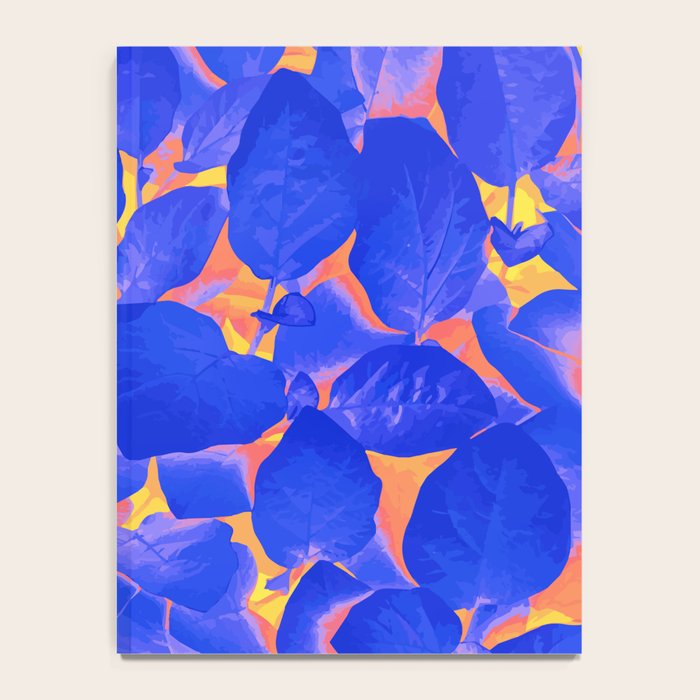 Supercontrast, Pop of Color Ultraviolet Nature, Floral Graphic Design Notebook Gallery Image 4