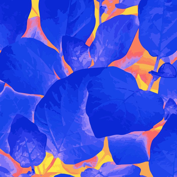 Supercontrast, Pop of Color Ultraviolet Nature, Floral Graphic Design Coffee Mug Gallery Image 2