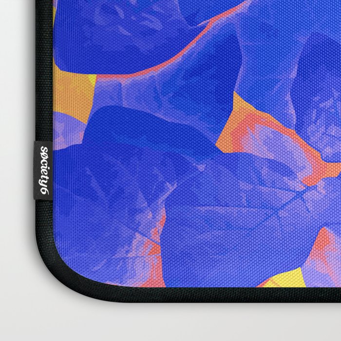 Supercontrast, Pop of Color Ultraviolet Nature, Floral Graphic Design Laptop Sleeve Gallery Image 3