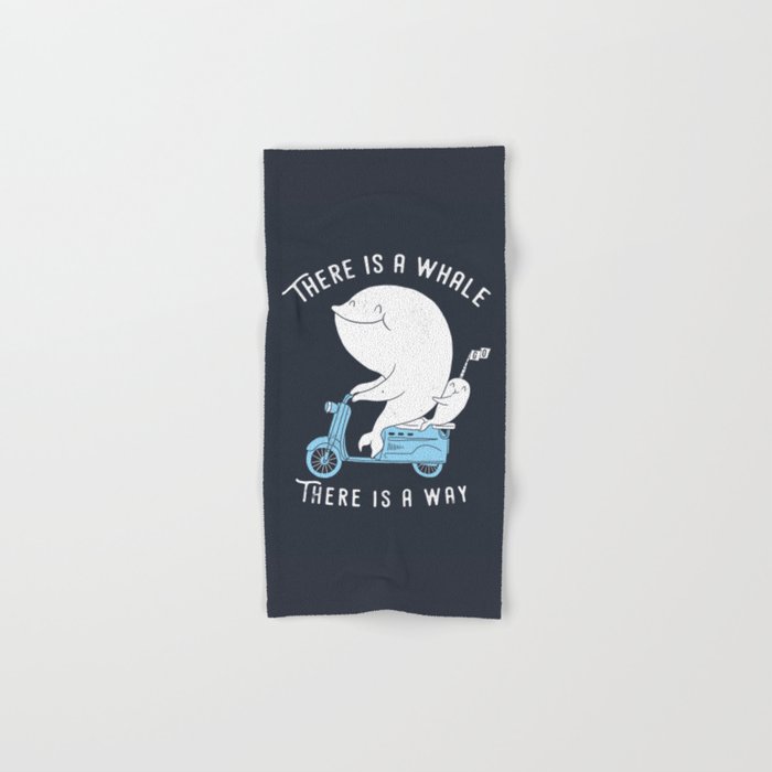 There is a whale Bath Towel Gallery Image 1