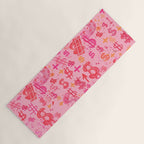 Pink Dollar Signs Yoga Mat Gallery Image 1