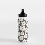 Ditsy Bloom - charcoal Water Bottle Gallery Image 3