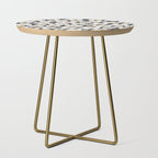Ditsy Bloom - charcoal Side Table Gallery Image 1