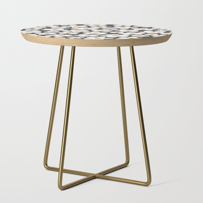 Ditsy Bloom - charcoal Side Table Gallery Image 1