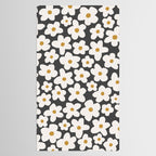 Ditsy Bloom - charcoal Tablecloth Gallery Image 2