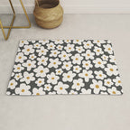 Ditsy Bloom - charcoal Rug Gallery Image 1