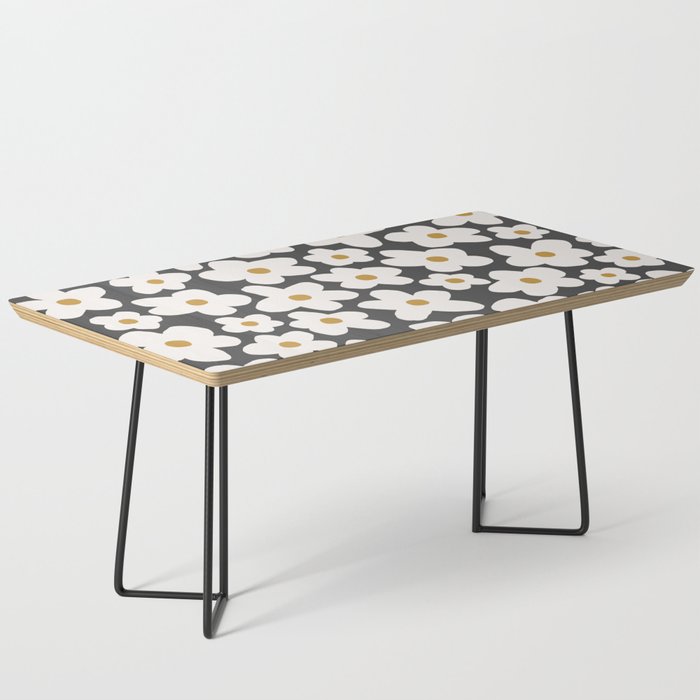 Ditsy Bloom - charcoal Coffee Table Gallery Image 1