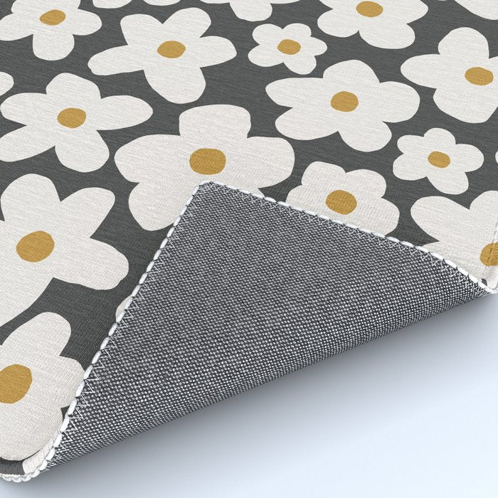 Ditsy Bloom - charcoal Rug Gallery Image 4