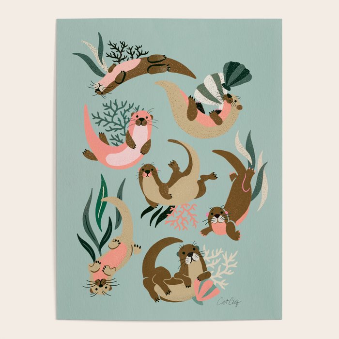 Otter Collection - Mint Palette Poster Gallery Image 4