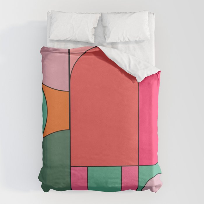 Geometric Shapes 239 Duvet Cover Gallery Image 1