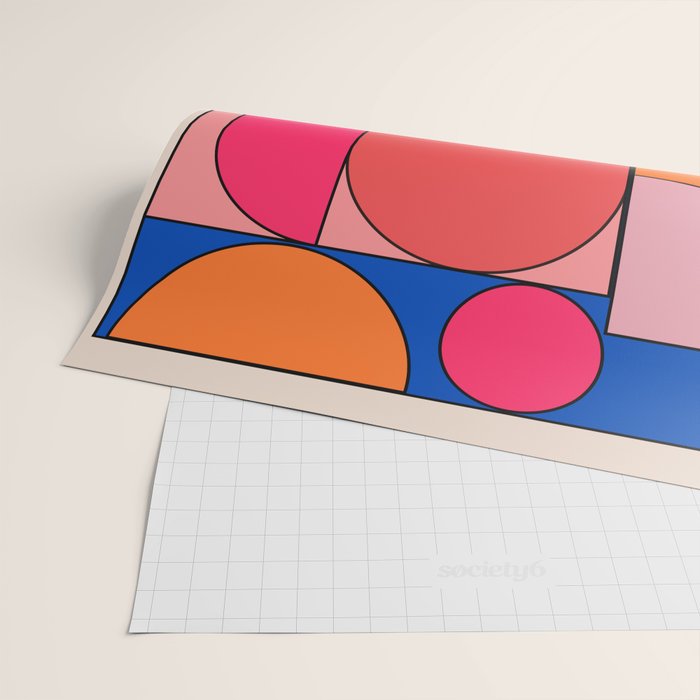 Geometric Shapes 239 Wrapping Paper Gallery Image 2