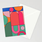 Geometric Shapes 239 Stationery Card Gallery Image 2