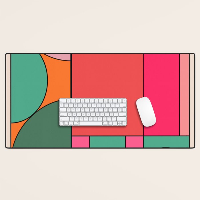 Geometric Shapes 239 Desk Mat Gallery Image 1