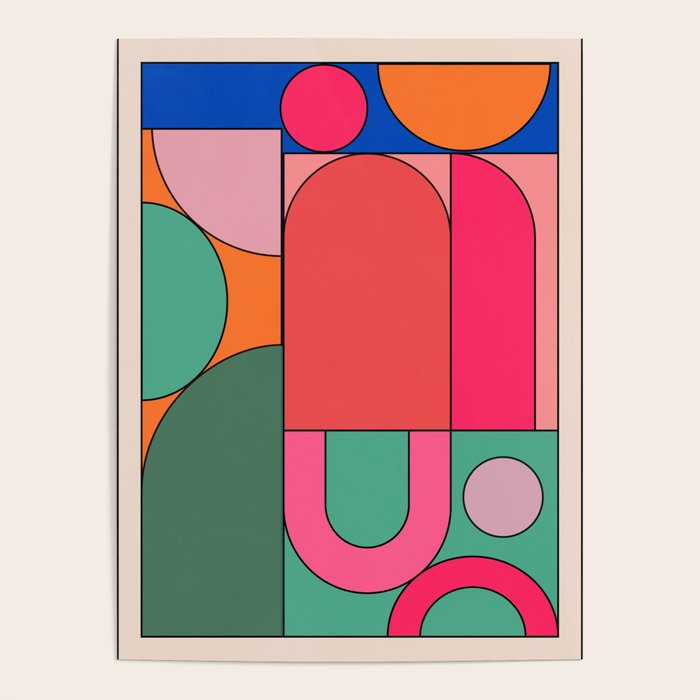 Geometric Shapes 239 Poster Gallery Image 4