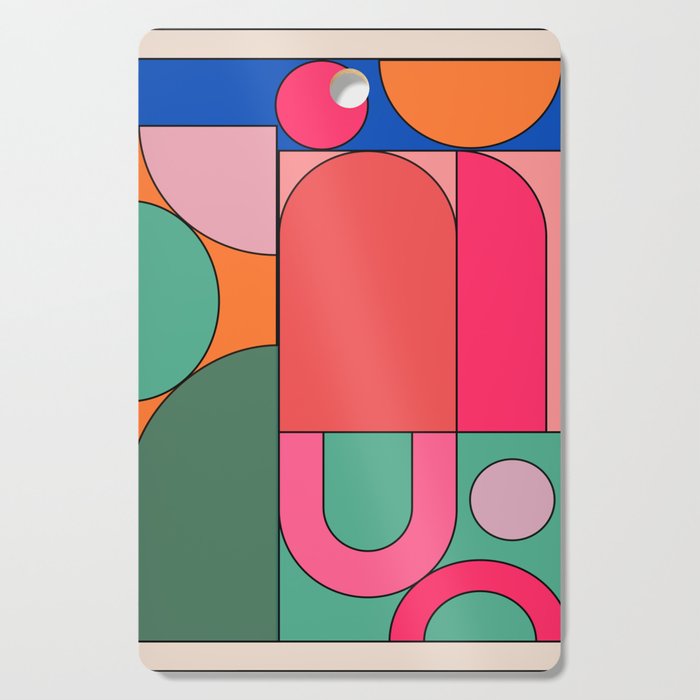 Geometric Shapes 239 Cutting Board Gallery Image 1