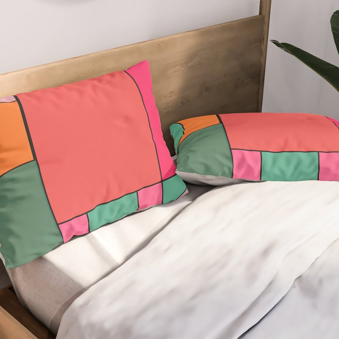 Geometric Shapes 239 Pillow Sham Gallery Image 2