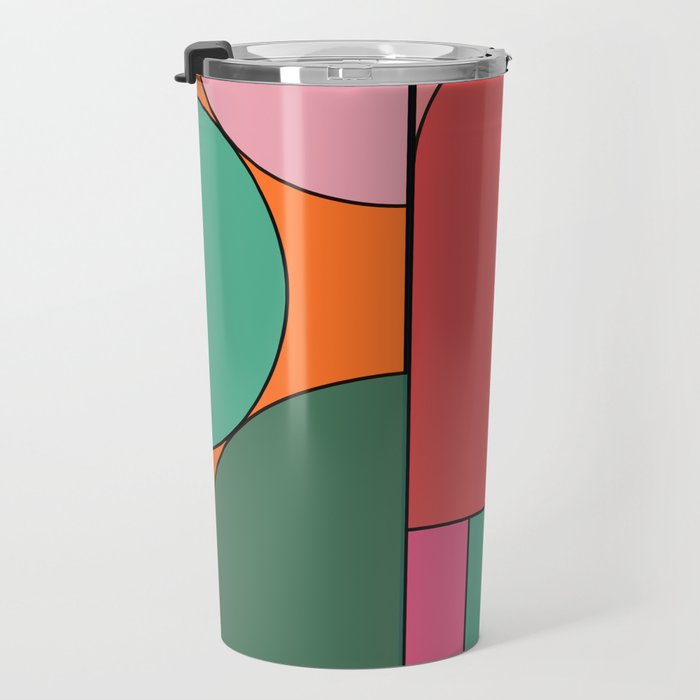 Geometric Shapes 239 Travel Mug Gallery Image 3