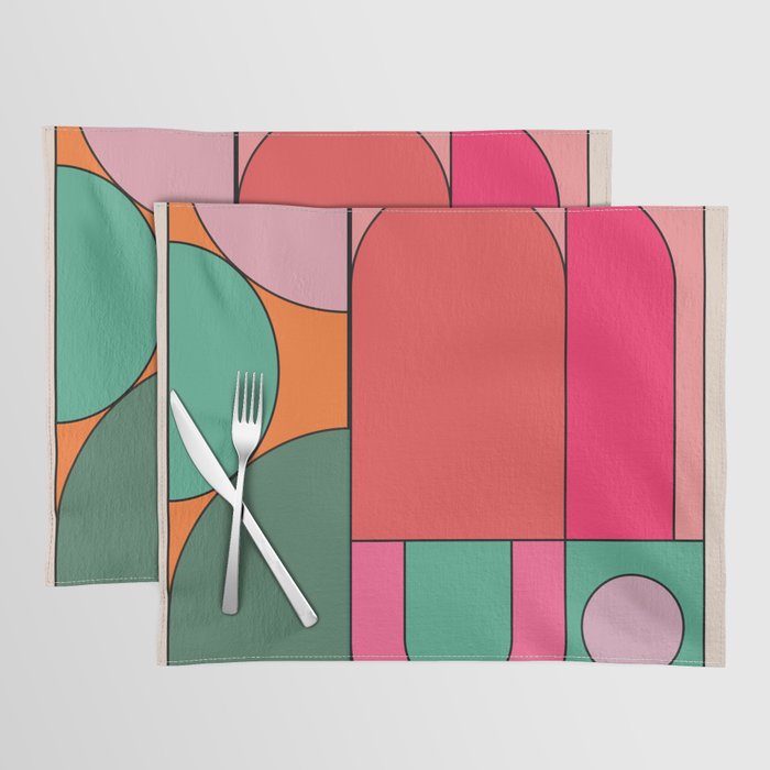 Geometric Shapes 239 Placemat Gallery Image 1