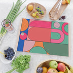 Geometric Shapes 239 Cutting Board Gallery Image 2