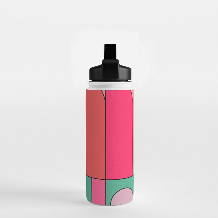 Geometric Shapes 239 Water Bottle Gallery Image 2