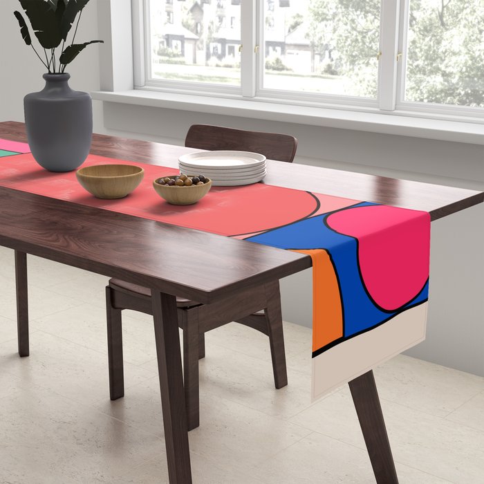 Geometric Shapes 239 Table Runner Gallery Image 2