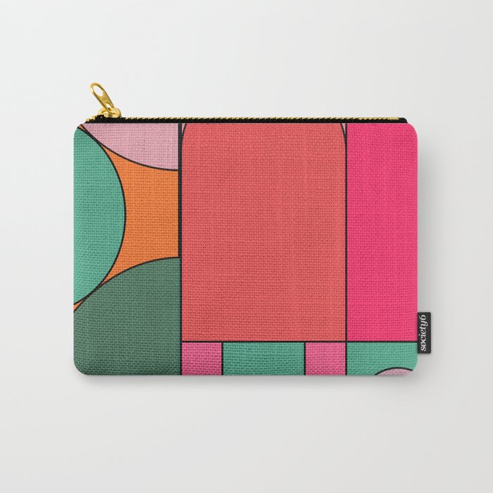 Geometric Shapes 239 Carry All Pouch Gallery Image 1