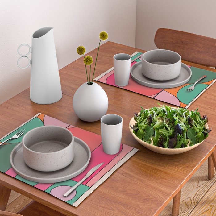 Geometric Shapes 239 Placemat Gallery Image 2
