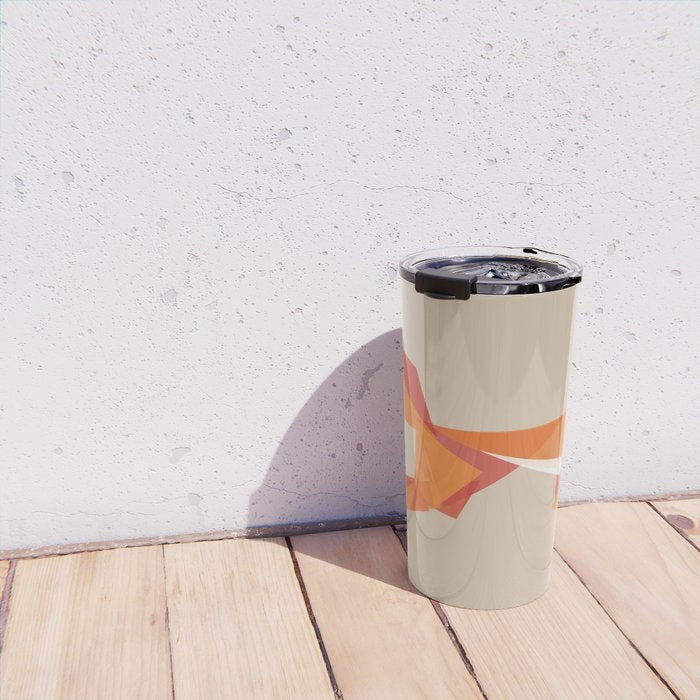 Fractal geometric fox Travel Mug Gallery Image 4