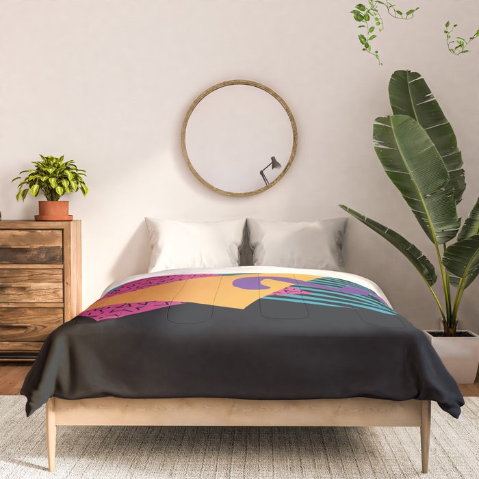 Memphis Pattern 29 / 80s - 90s Retro Comforter Gallery Image 3