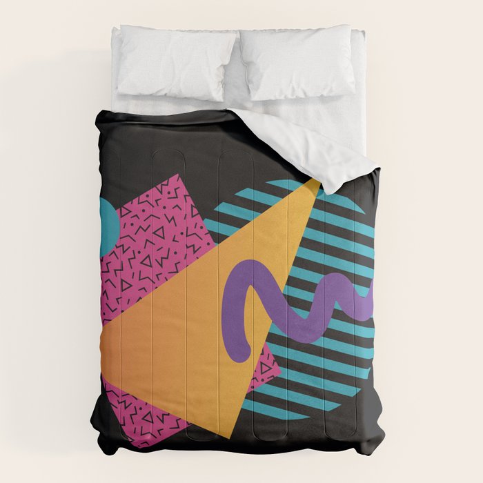 Memphis Pattern 29 / 80s - 90s Retro Comforter Gallery Image 1