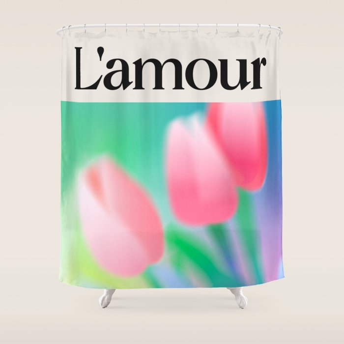 L'amour: Gradient Series 01 Shower Curtain Gallery Image 1