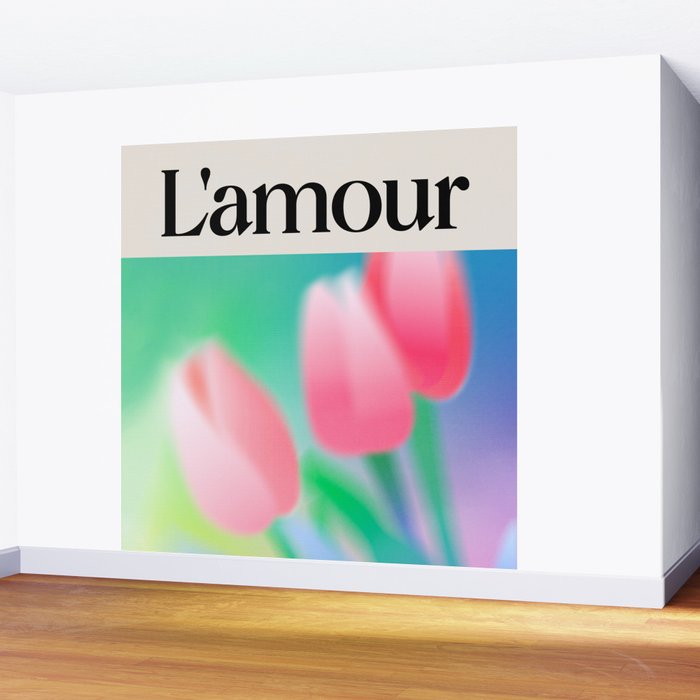 L'amour: Gradient Series 01 Wall Mural Gallery Image 2