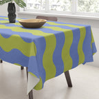 Striped Waves Retro Surf Tablecloth Gallery Image 3
