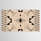 Lost Desert Tile - Black & Camel Tablecloth Gallery Image 2