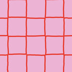 Retro Pink + Red Tiles Checker Plaid Coffee Mug Gallery Image 2