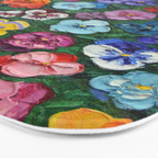 Pansy Gardn Bath Mat Gallery Image 3