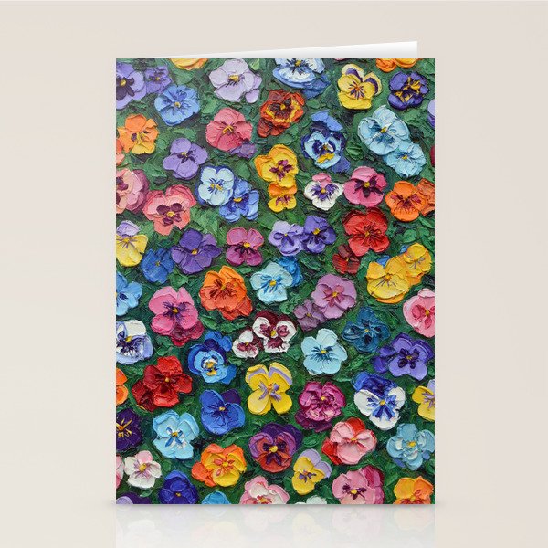 Pansy Gardn Stationery Card Gallery Image 2