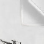 Wild Horse, Black and White Photography Wall Tapestry Gallery Image 3