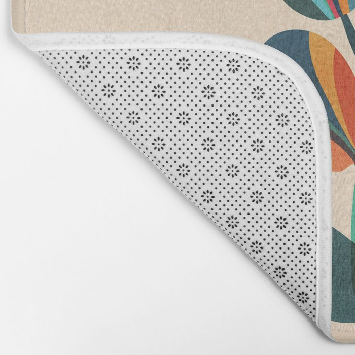 Ikebana - Geometric flower Bath Mat Gallery Image 2